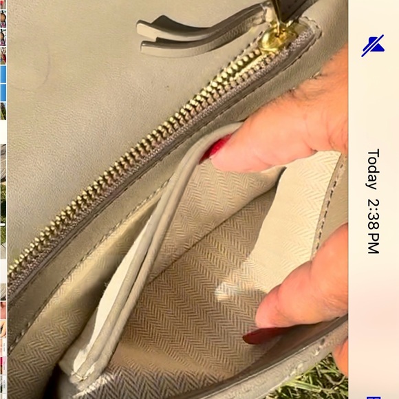 AUTHENTIC TORY BURCH | KIRA CHEVRON CONVERTIBLE SHOULDER BAG - Picture 6 of 16